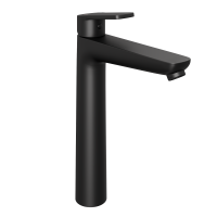 Смеситель для раковины Abelsberg Lineara UNF23509MB вулканический черный матовый