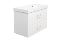 Тумба под раковину La Fenice Cubo Bianco TWIN белый 90 FNC-01-CUB-B-90-2 Тумба под раковину La Fenice Cubo Bianco TWIN белый 90 FNC-01-CUB-B-90-2