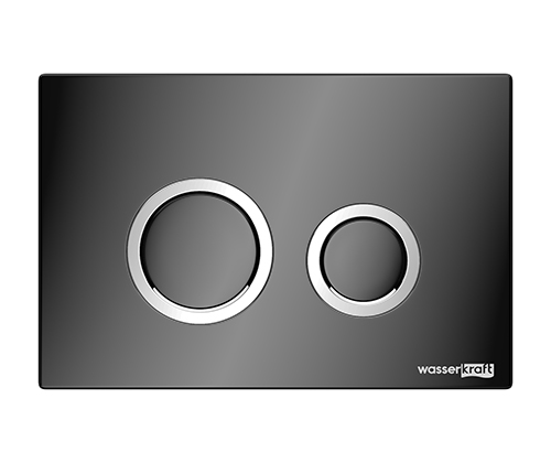 Инсталляция WasserKRAFT Vils 56TLT.010.ME.PB01 для унитаза с черной кнопкой смыва и шумоизоляцией