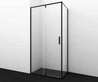 Душевой уголок WasserKRAFT Elbe 100x200x100 74P19 профиль черный