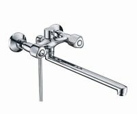 Смеситель для ванны с душевым гарнитуром WasserKRAFT Amper 2902L хром глянцевый