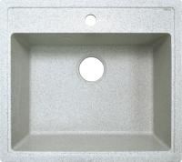 Кухонная мойка AZARIO Litos 570x505x200 искусственный мрамор цвет Светло серый CS00078328 Кухонная мойка AZARIO Litos 570x505x200 искусственный мрамор цвет Светло серый CS00078328