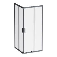 Душевой уголок AM.PM Gem 90x195x90 W90G-403-9090BT профиль черный