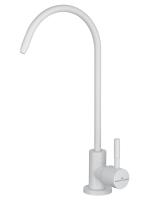 Смеситель для кухонной мойки с подключением фильтра Wonzon & Woghand WW-AE4587-MW белый матовый