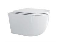 Унитаз Cezares Relax CZR-3806-53-TH-TOR/SC подвесной безободковый с микролифтом