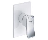 Встраиваемый смеситель для душа WasserKRAFT Aller 10651W белый;хром глянцевый