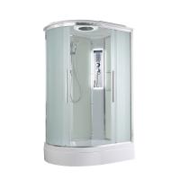 Душевая кабина с баней AvaCan 120x80 EM3812RLED профиль хром