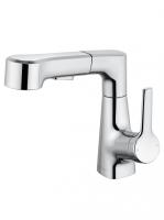 Смеситель для раковины с гигиеническим душем Wonzon & Woghand WW-121B108-CR хром глянцевый