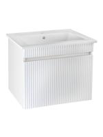 Тумба под раковину Runo Модена 70 см 00-00001453 напольная белая