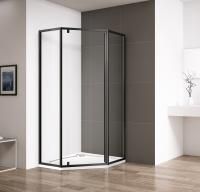 Душевой уголок 90x90 см Cezares ECO ECO-O-P-1-90-C-NERO хром Душевой уголок 90x90 см Cezares ECO ECO-O-P-1-90-C-NERO хром