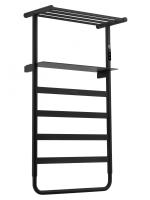 Полотенцесушитель электрический Wonzon & Woghand Düsseldorf WW-A208-MB подвесной черный матовый