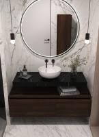 Столешница прямая 100х45 см Armadi Art FLAT NERO MARQUINA 869-100-NM Столешница прямая 100х45 см Armadi Art FLAT NERO MARQUINA 869-100-NM