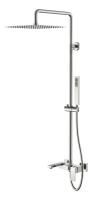 Стойка для душа Boheme Qubic 478-NB Brushed Nickel Стойка для душа Boheme Qubic 478-NB Brushed Nickel