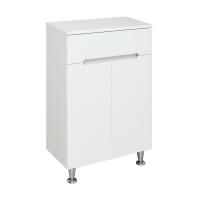 Шкаф Runo Парма 50 см 00-00001050 напольный белый