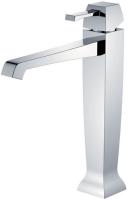 Смеситель с донным клапаном Caprigo Diamante 50-023-crm для раковины золото глянцевое