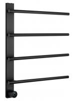 Полотенцесушитель электрический Wonzon & Woghand Nürnberg WW-AL344-MB подвесной черный матовый