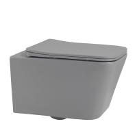 Унитаз Abber Rechteck AC1201MG подвесной с микролифтом