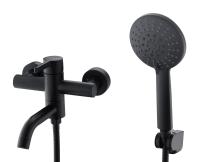 Смеситель для ванны с душевой лейкой Voda Vessel VSL54B черный