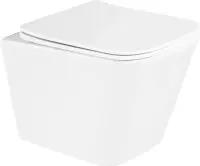 Унитаз BelBagno Due BB3103CHR/SC подвесной безободковый с микролифтом