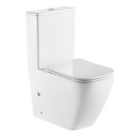 Унитаз-компакт Azario Levanto AZ-1228A безободковый с микролифтом