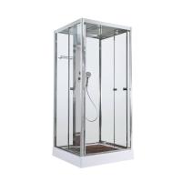 Душевая кабина с баней AvaCan 100x100 Z1910 профиль хром