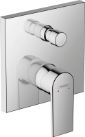 Смеситель для ванны с душем Hansgrohe Vernis Shape 71468000 хром Смеситель для ванны с душем Hansgrohe Vernis Shape 71468000 хром