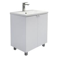 Тумба с раковиной Comforty Лима 60 см 00-00019241 напольная белая