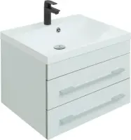 Тумба под раковину Aquanet Верона 60 см 00272423 подвесная белая матовая