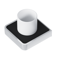 Стакан для зубных щеток Damixa Jupiter DA7734300 черный глянцевый