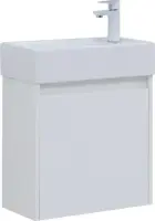 Тумба под раковину Aquanet Nova Lite 50 см 00298853 подвесная белая глянцевая