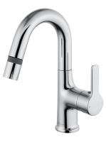 Смеситель для раковины с гигиеническим душем Wonzon & Woghand WW-FE01L212-CR хром глянцевый