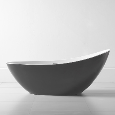 Ванна акриловая Abber AB9233G серая