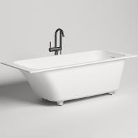 Ванна из искусственного камня Salini Orlanda 180х80 102122M белая матовая