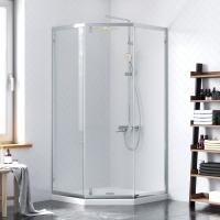 Душевой уголок 90x90 Damixa Skyline DX35WG-405-090MT профиль хром стекло прозрачное Душевой уголок 90x90 Damixa Skyline DX35WG-405-090MT профиль хром стекло прозрачное