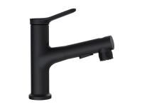 Смеситель для раковины с выдвижным изливом  BelBagno  BB-LVMD-NERO-W0 черный матовый Смеситель для раковины с выдвижным изливом  BelBagno  BB-LVMD-NERO-W0 черный матовый
