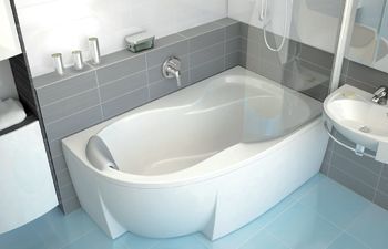 Акриловая асимметричная ванна Ravak Rosa 150x95 C561000000 Акриловая асимметричная ванна Ravak Rosa 150x95 C561000000
