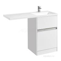 Тумба под раковину Aquaton Лондри 55 см 1A235901LH010 напольная белая