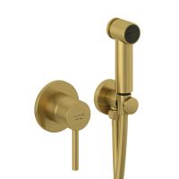 Гигиенический набор комплект  Kludi BOZZ 38998N076 брашированное золото Гигиенический набор комплект  Kludi BOZZ 38998N076 брашированное золото