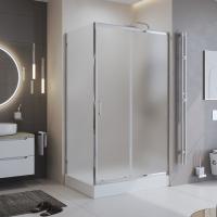 Душевой уголок 90x120 см BelBagno UNO-195 Uno-195-ah-1-100/80-p-cr хром Душевой уголок 90x120 см BelBagno UNO-195 Uno-195-ah-1-100/80-p-cr хром