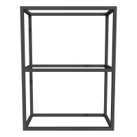 Консоль Cezares Cadro 60 см CADRO-60-30-80-2C-SO-MET-ST под раковину подвесная