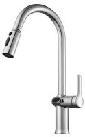 Смеситель для кухни вытяжной ESKO Kitchen K15 LED хром Смеситель для кухни вытяжной ESKO Kitchen K15 LED хром