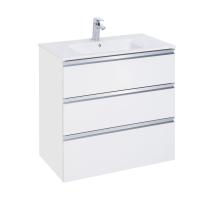 Тумба под раковину Roca The Gap 80 см A857406806 подвесная белая