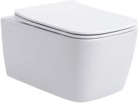 Унитаз подвесной Aquanet Tavr 2.0 W безободковый с микролифтом