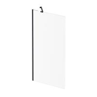 Стеклянная шторка для ванны AM.PM Gem 80x140 W90BS-080-140BT профиль черный