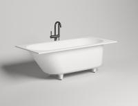 Ванна из литьевого камня Salini Ornella 170х70 102313G белая глянцевая