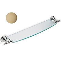 Полка стеклянная Webert Armony AM500701065 бронза матовая