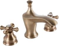 Смеситель с донным клапаном Caprigo Monarch 41-021-vot для раковины бронза матовая