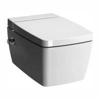 Подвесной безободковый унитаз с функцией биде Vitra Metropole 7672B003-1687 без сиденья Подвесной безободковый унитаз с функцией биде Vitra Metropole 7672B003-1687 без сиденья