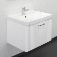 Тумба с раковиной Comforty Ангара 60 см 00-00017871 подвесная белая