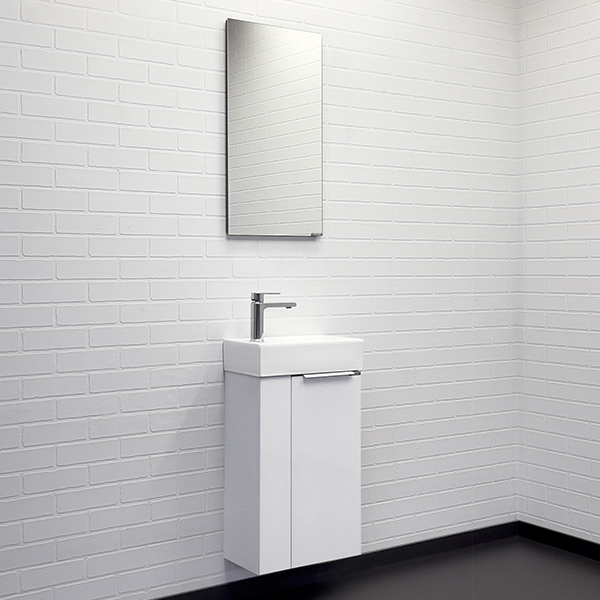 Тумба с раковиной Comforty Асти 40 см 00-00012835 подвесная белая